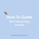 How to Guide thumbnail, Tutorial-page-example